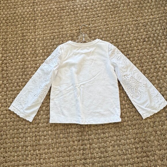 Eyelet-sleeve Sweatshirt - Picture 7 of 11